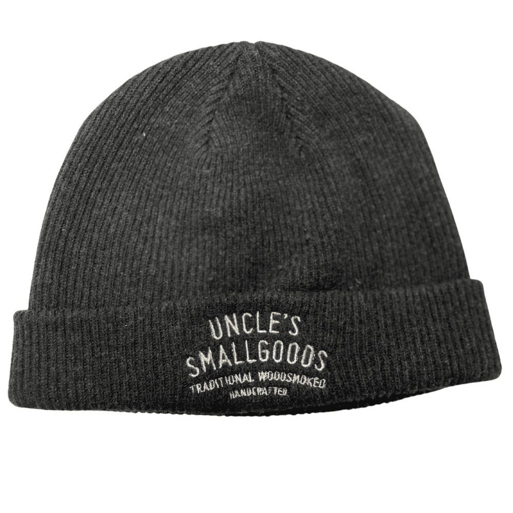 Hipster Uncles Beanie - DARK GREY image 0