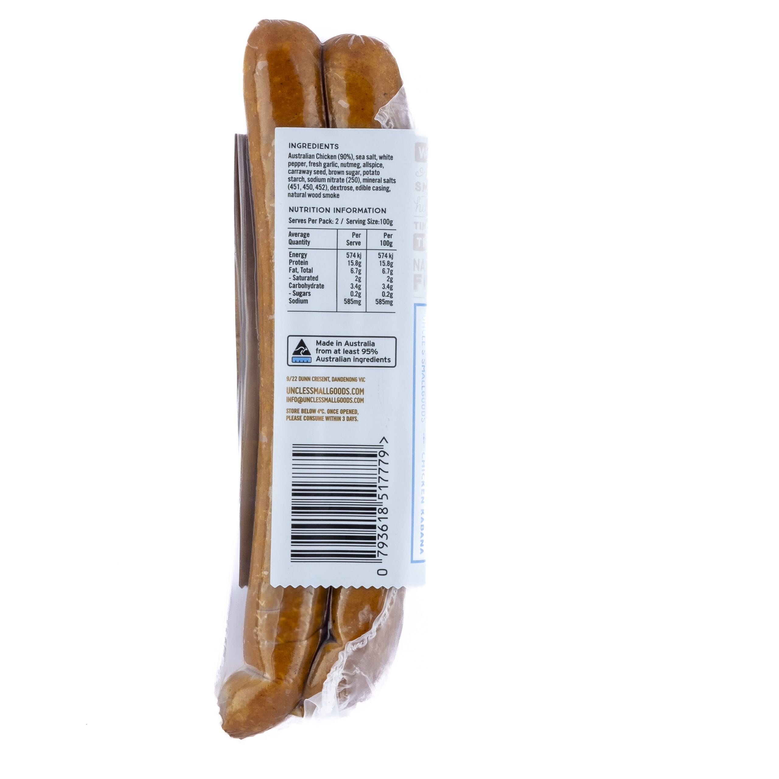 Chicken Kabana 2-Pack 200g image 1