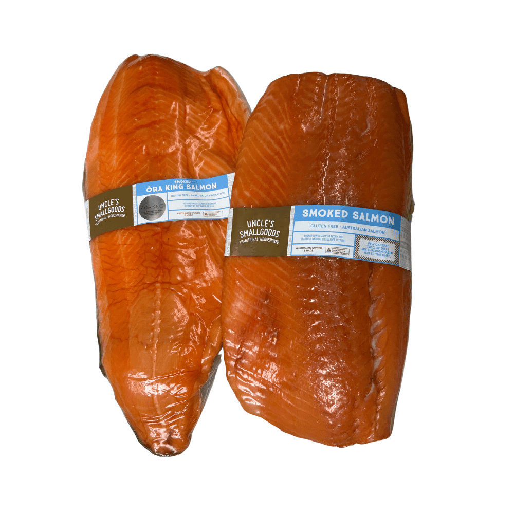 (AU TAS) Smoked Salmon WHOLE - 1.2kg image 2