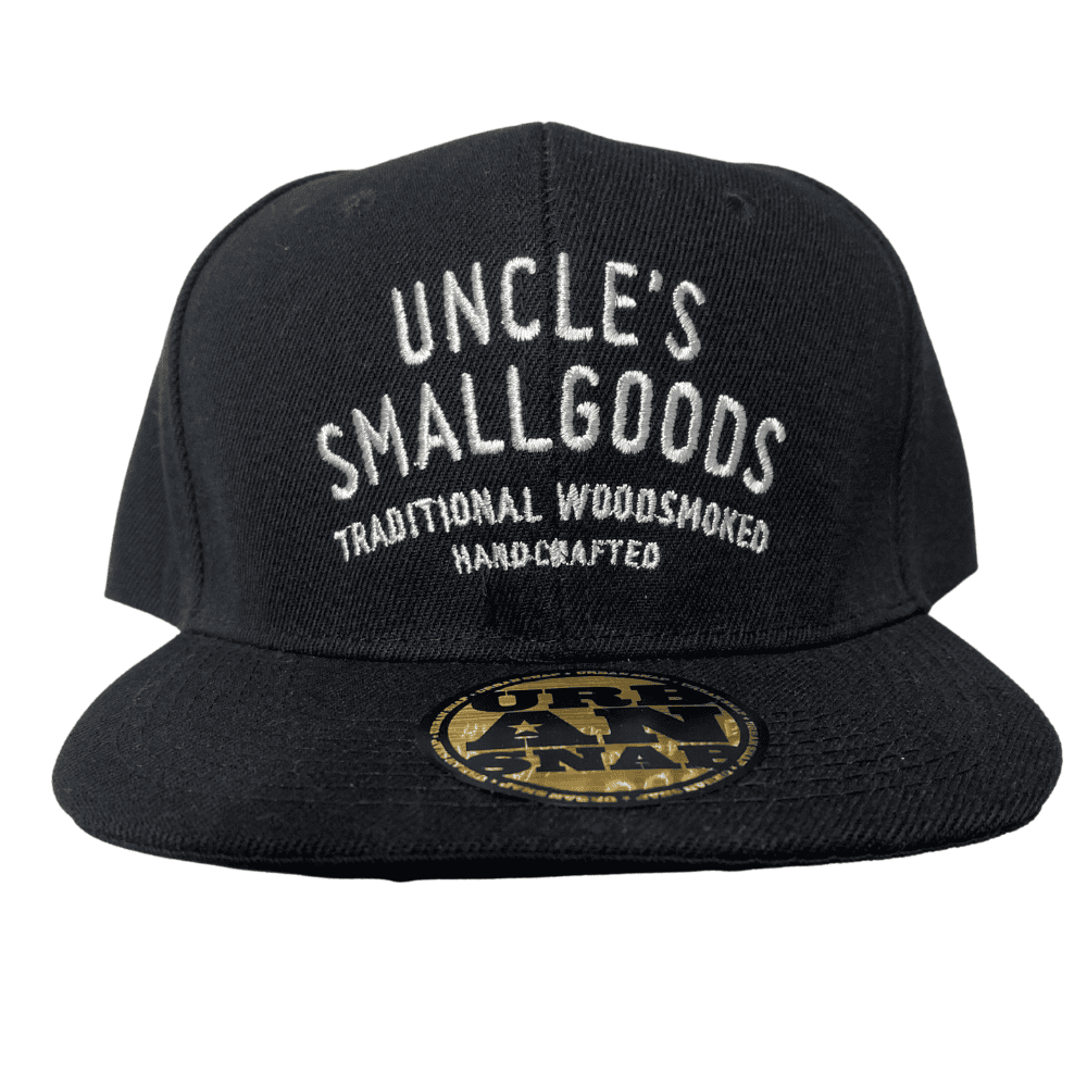 Uncles Snapback Hat - ALL BLACK image 0