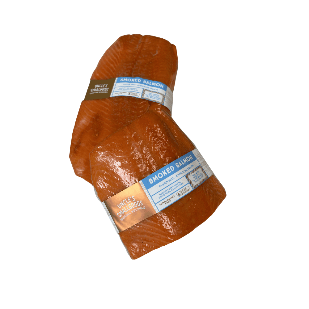 (AU TAS) Smoked Salmon HALF - 600g image 1